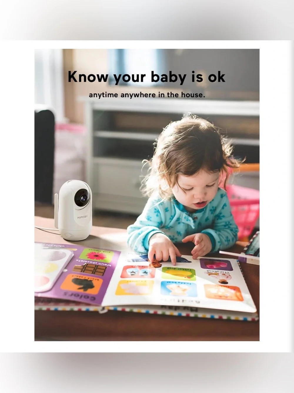 Momcozy Baby Monitor BM01 Add-on Camera Unit, 1080P HD Resolution